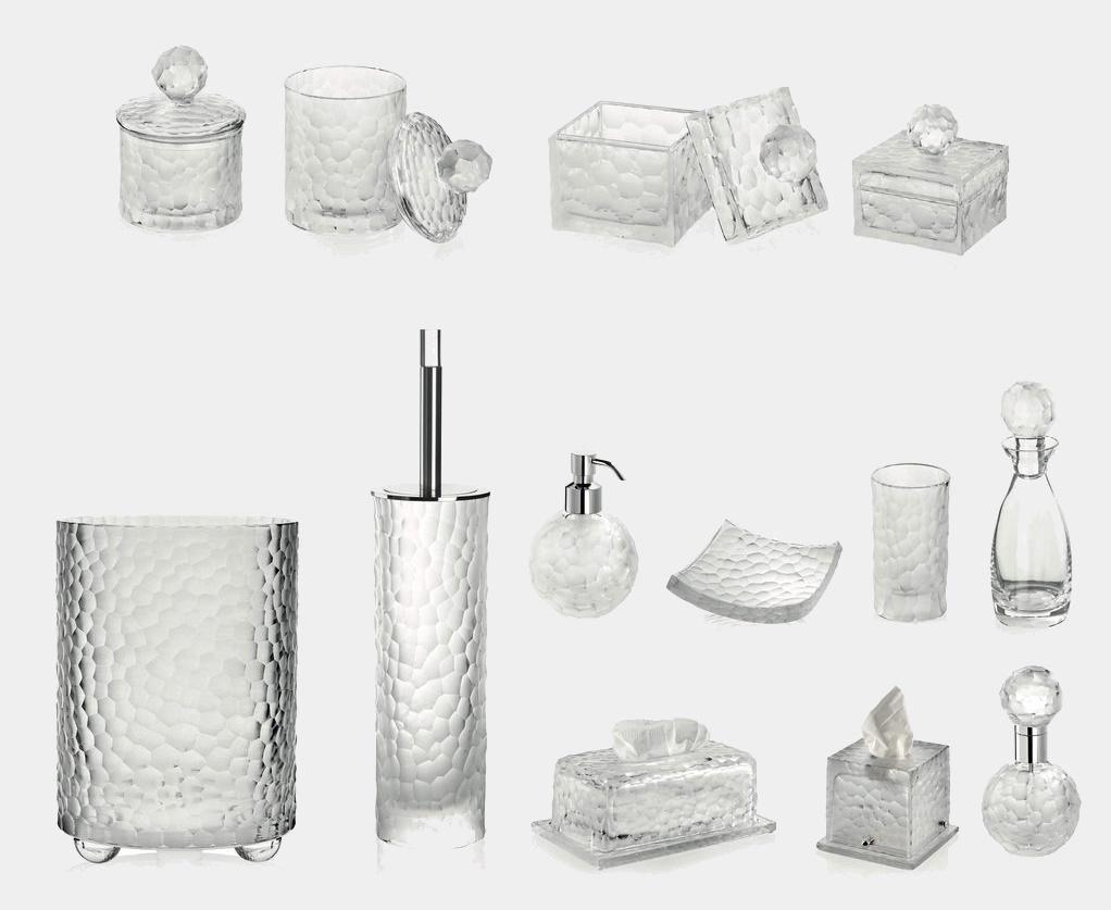 Skleněný box na papírové ubrousky AFRICA 236 podélný - MARIO CIONI & C. - perdonahome