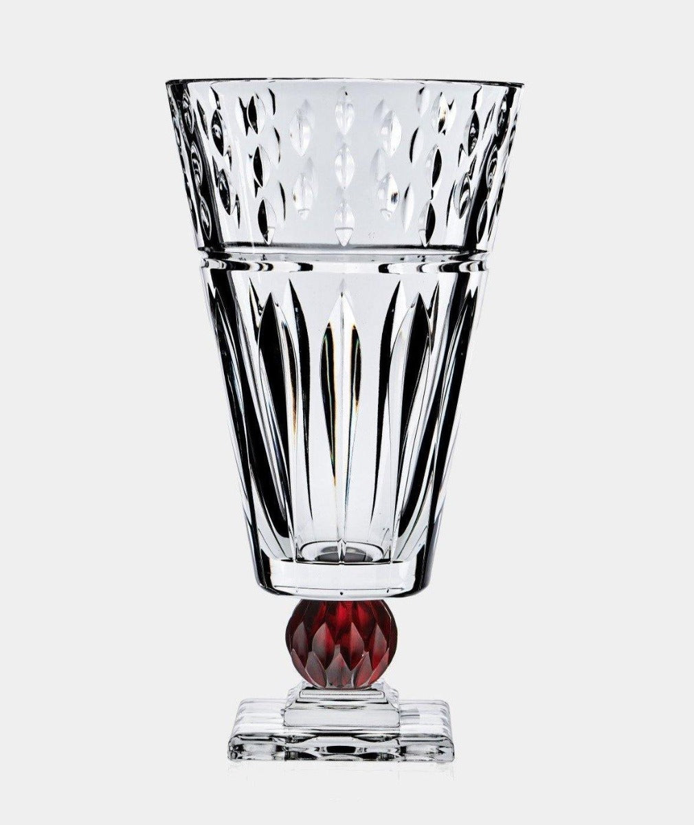 Velká křišťálová váza ISADORA 164 na podstavci - MARIO CIONI & C. - perdonahome