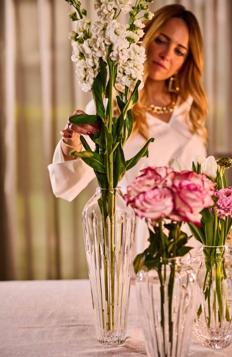 MARIO CIONI & C. Křišťálová váza Amphorae - Lekytos