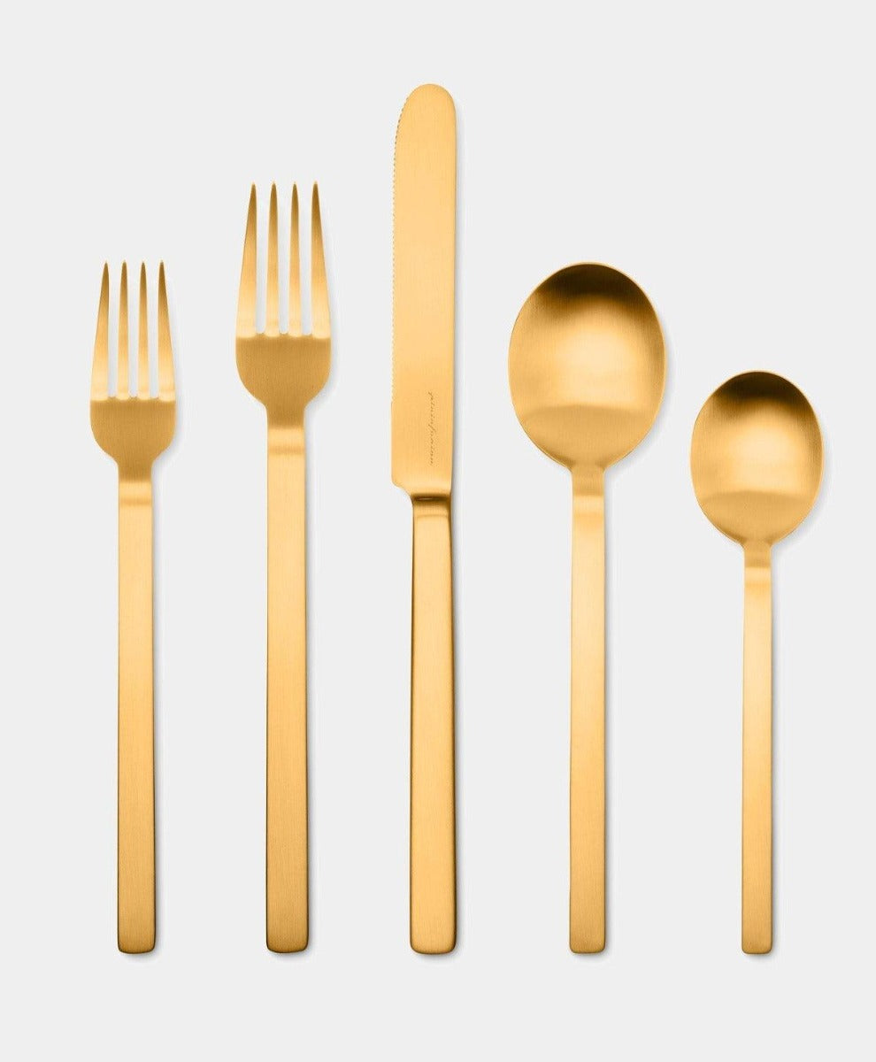 Příbory STILE ICE ORO by pininfarina - sada 75 ks - Mepra - perdonahome