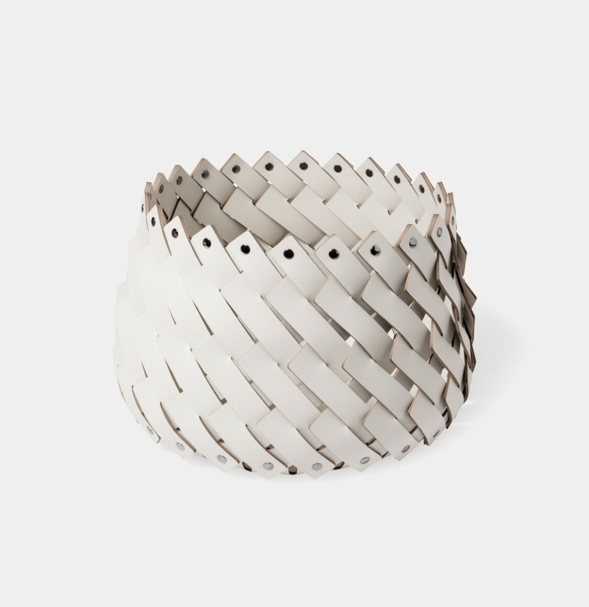 PINETTI ALMERIA  kožený koš malý Ø 40 cm