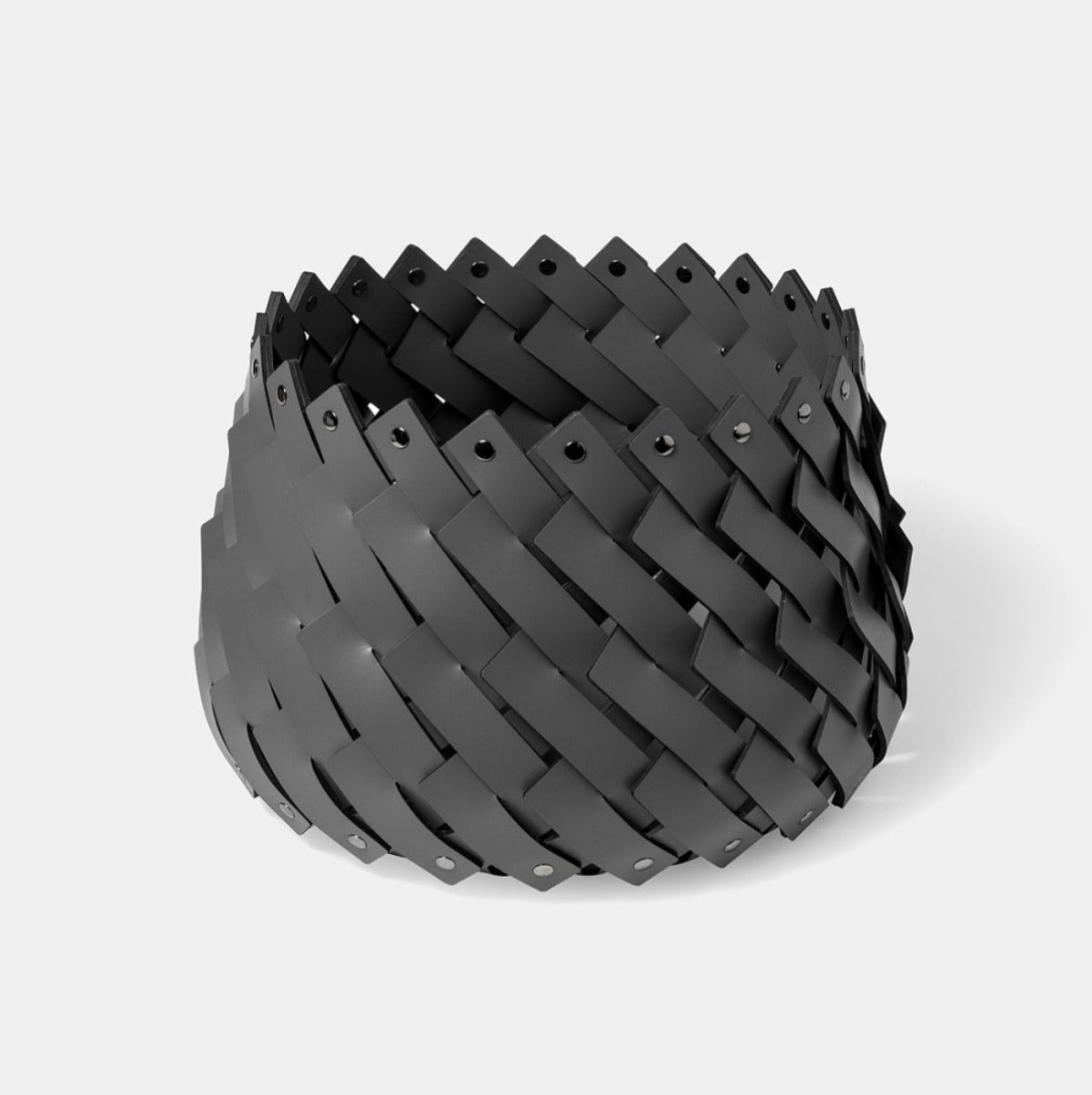 PINETTI ALMERIA  kožený koš malý Ø 40 cm