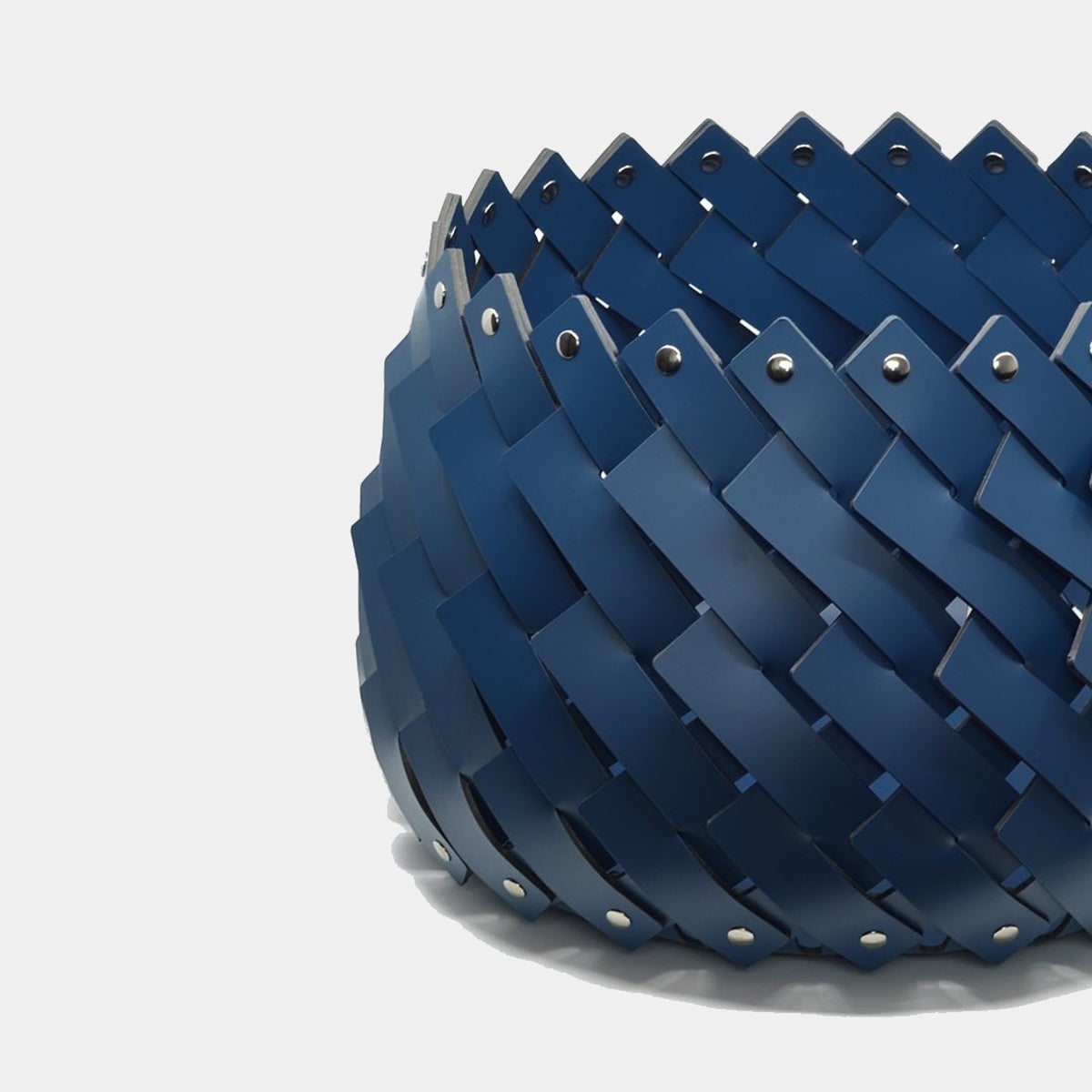 PINETTI ALMERIA  kožený koš malý Ø 40 cm