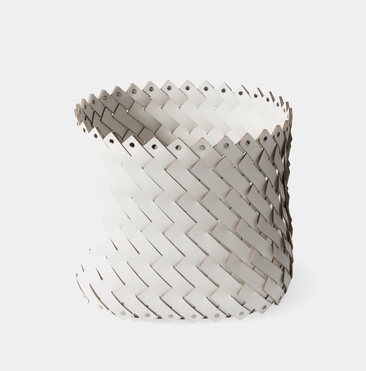 PINETTI ALMERIA kožený koš čtvercový