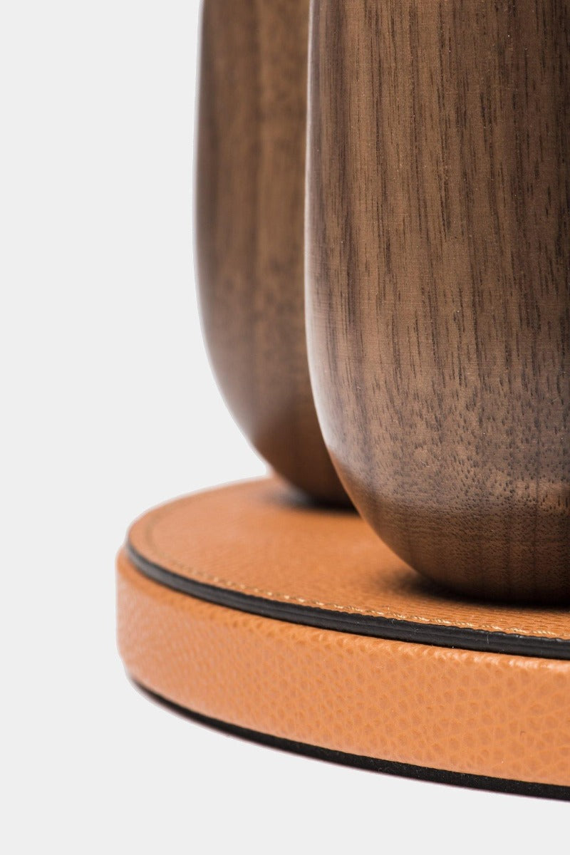 Dřevěné kuželky s koženým stojanem - Pinetti - perdonahome