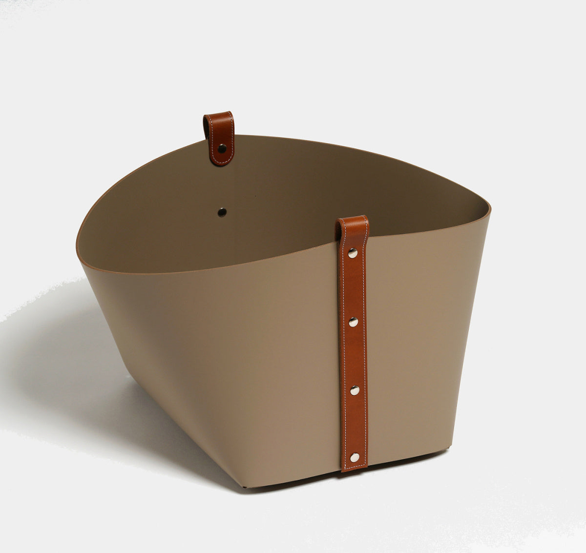 PINETTI Kožený koš OVO mini