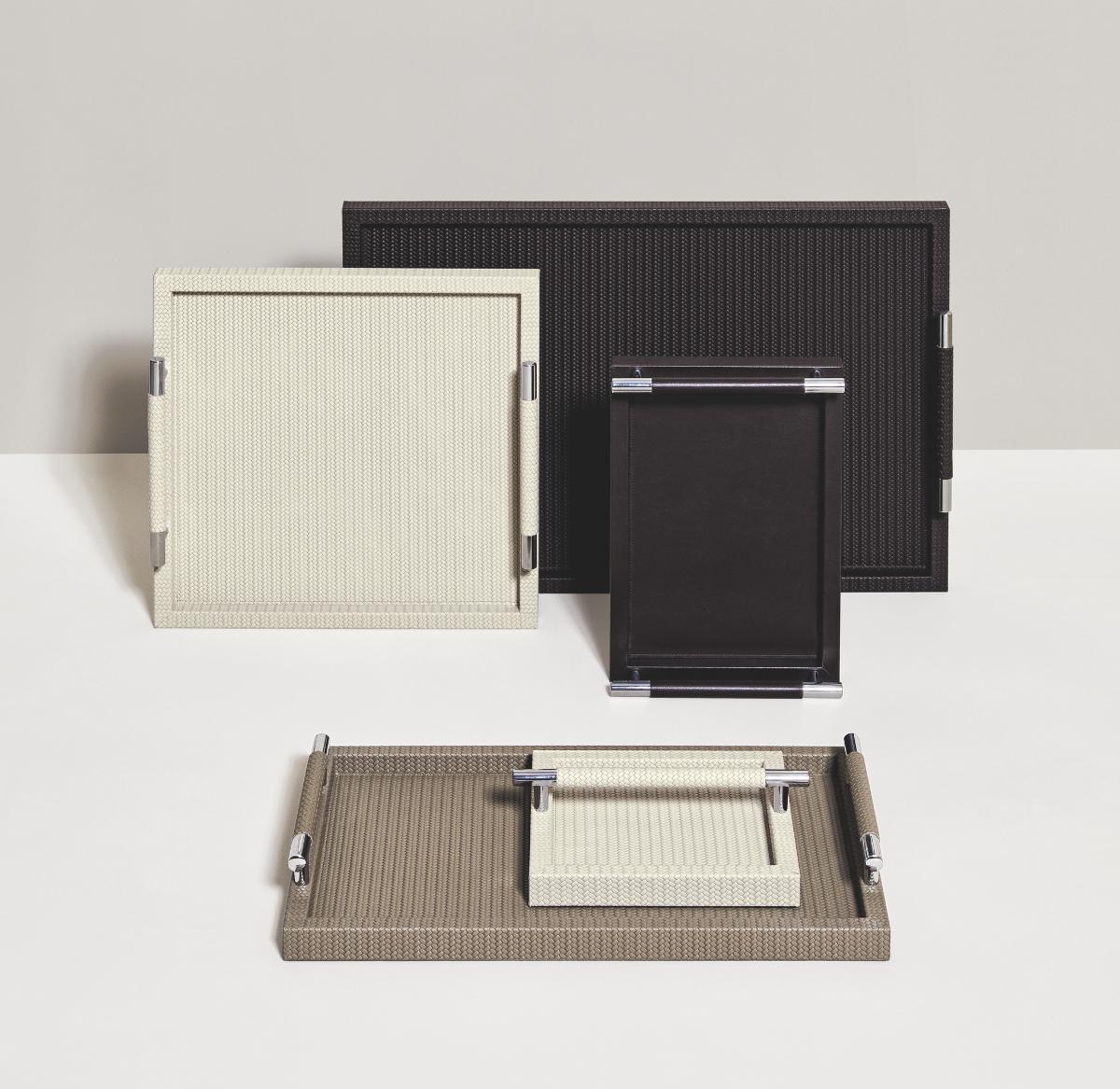 Kožený podnos DEDALO - Pinetti - perdonahome