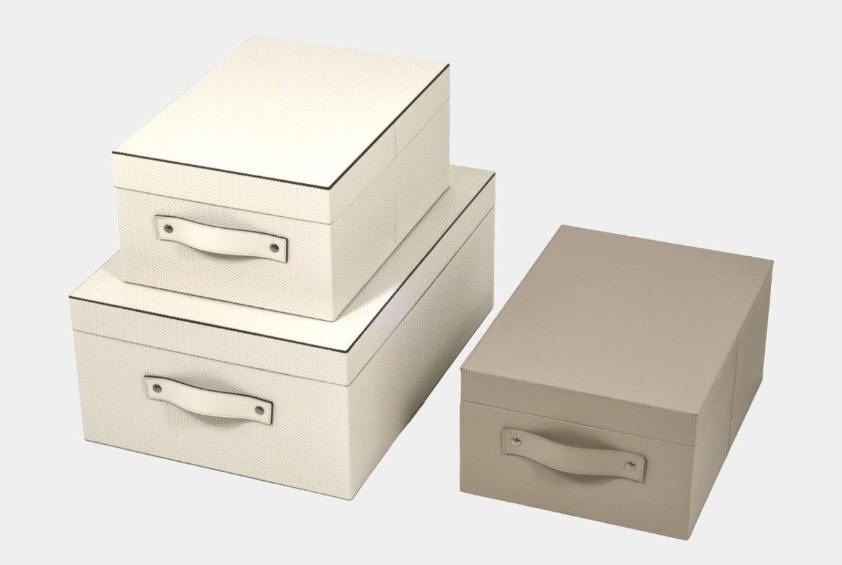 Kožený úložný box AVIO velký - Pinetti - perdonahome