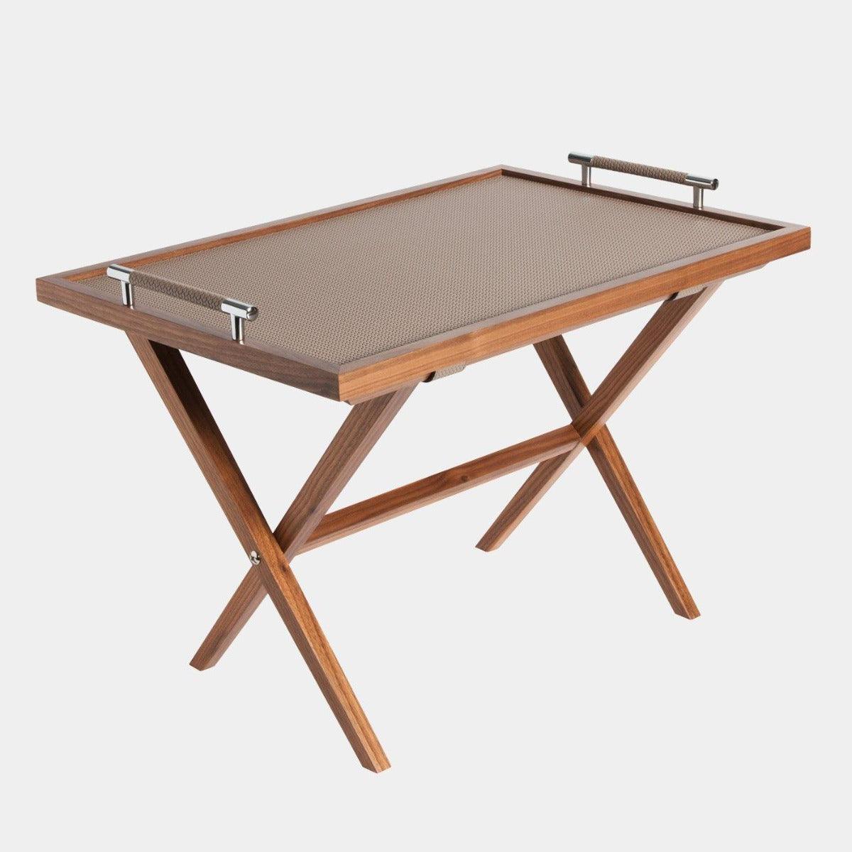 Nízký skládací stolek s odnímatelným podnosem DEDALO - Pinetti - perdonahome