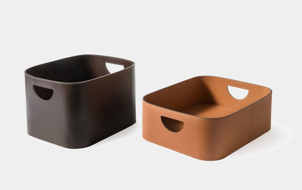 PINETTI RIO vysoký kožený box do šatníku 38 cm