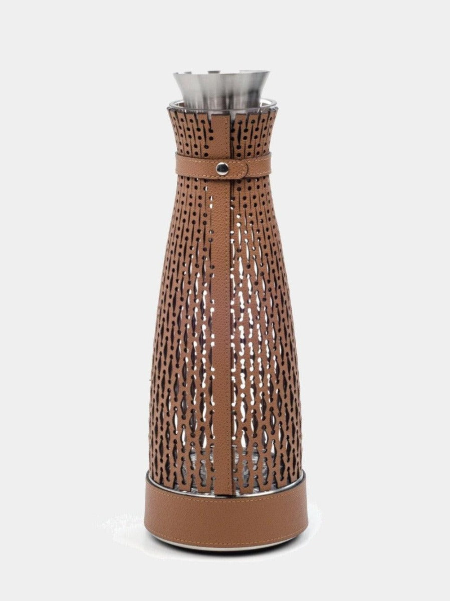 Skleněná karafa KAREN v koženém obalu - Pinetti - perdonahome