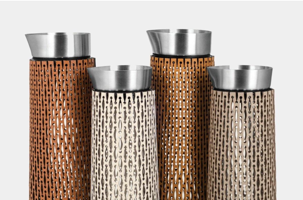 Skleněná karafa SOPHIE v koženém obalu - Pinetti - perdonahome