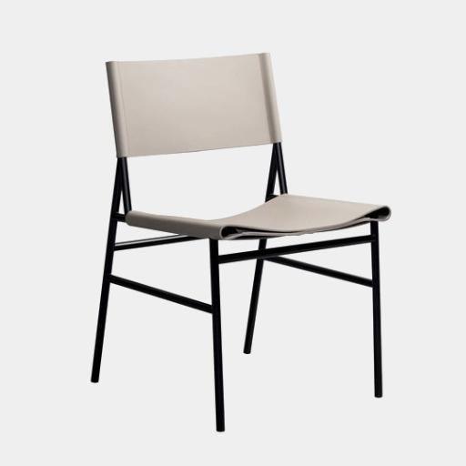 Kožená židle CABALLE - Rabitti 1969 - perdonahome