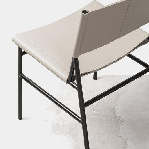 Kožená židle CABALLE - Rabitti 1969 - perdonahome