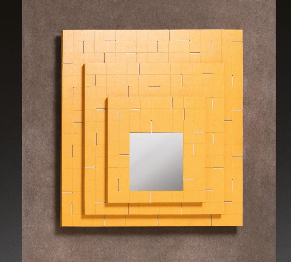 Kožené zrcadlo ATARI ALBERS - Rabitti 1969 - perdonahome