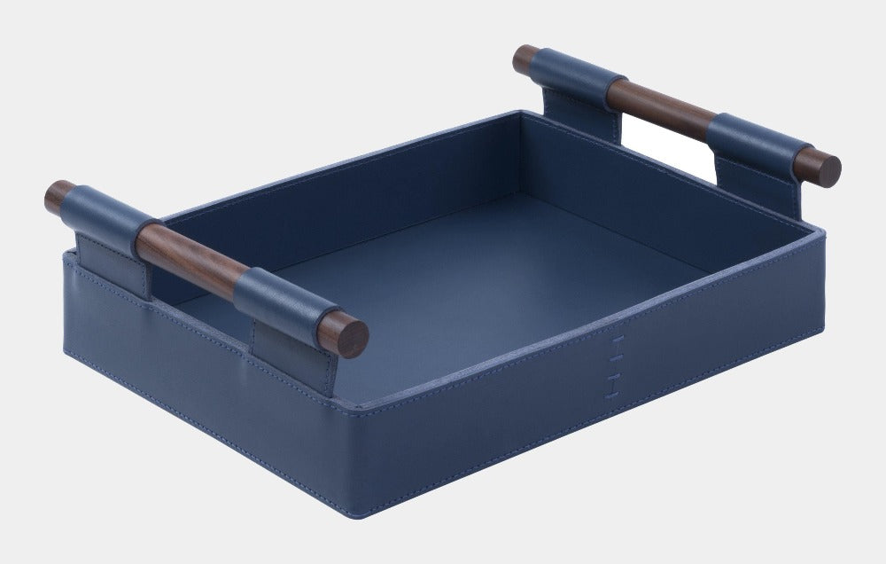 Kožený podnos SORRENTO - Rabitti 1969 - perdonahome