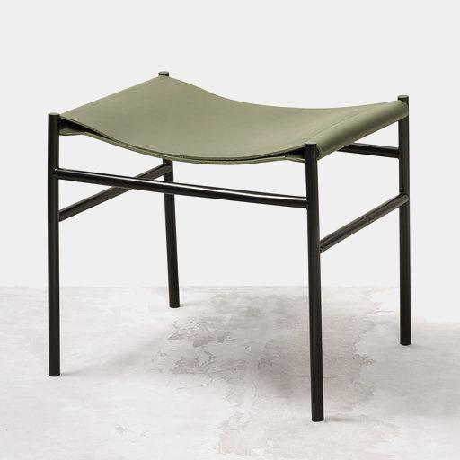 Kožený sedák CABALLE pouf - Rabitti 1969 - perdonahome