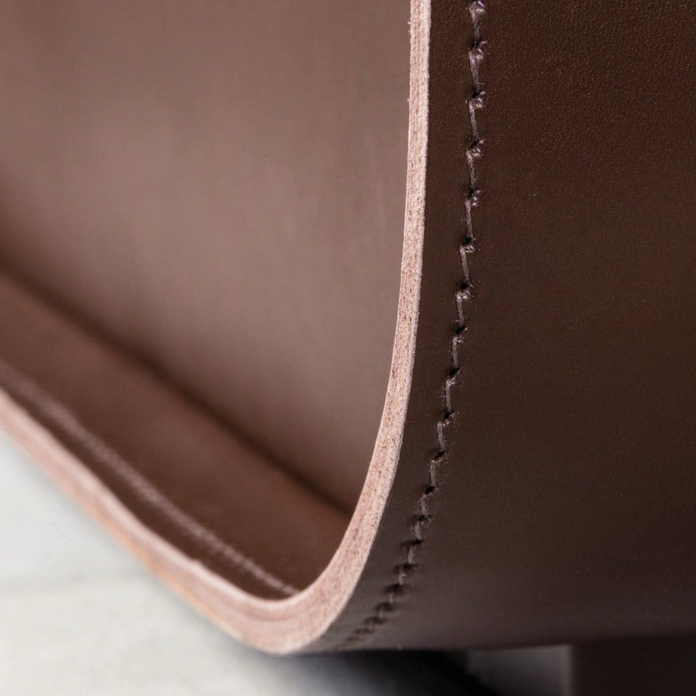 Kožený taburet JOTA - Rabitti 1969 - perdonahome