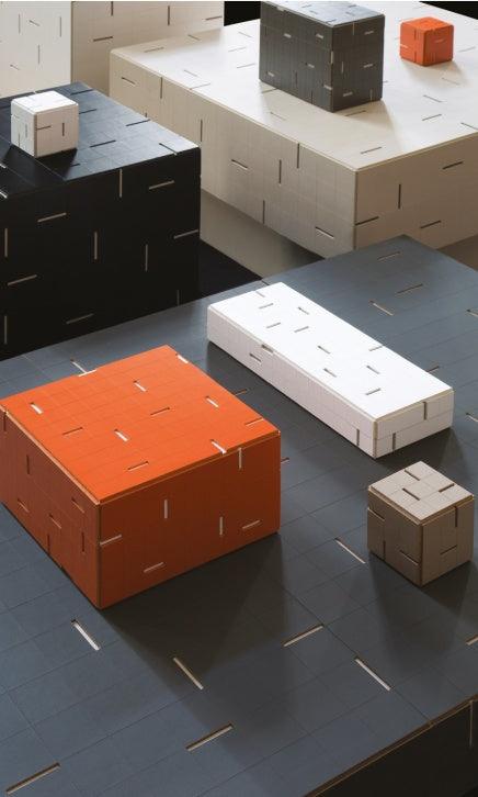 RABITTI 1969 ATARI ALBERS Kožené zrcadlo