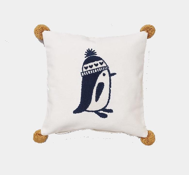 SYLVIE THIRIEZ dětský polštářek BANQUISE s tučňákem