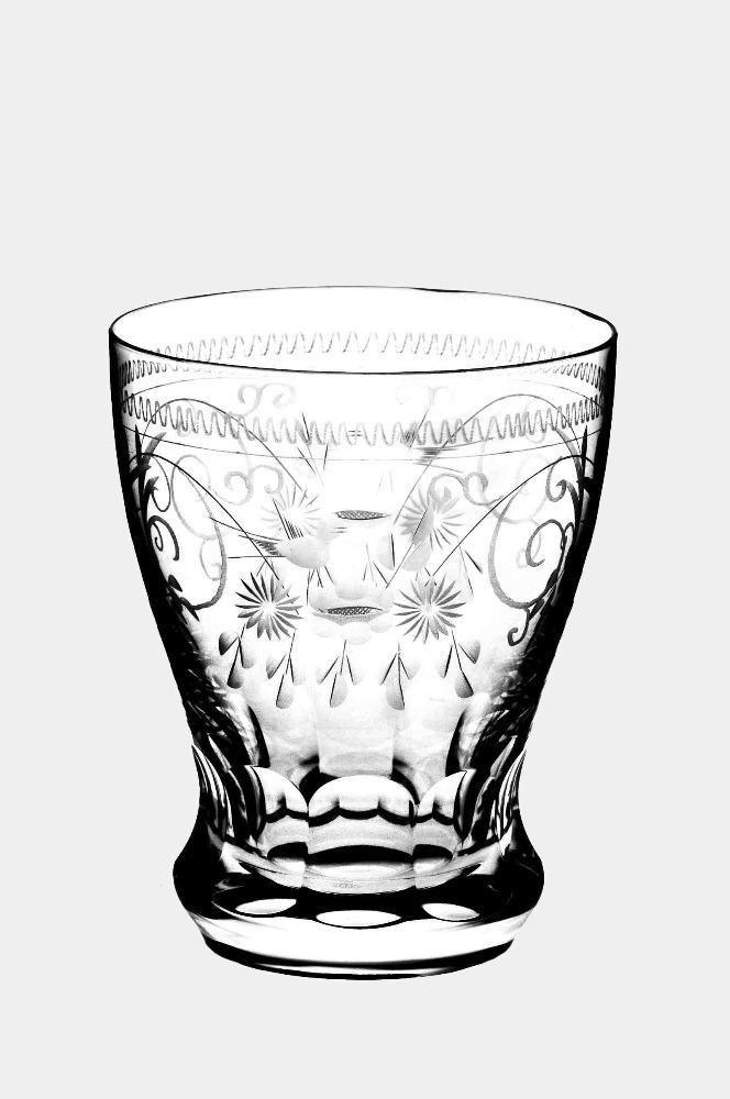 Broušená křišťálová sklenice na whisky CONCORD - Theresienthal - perdonahome