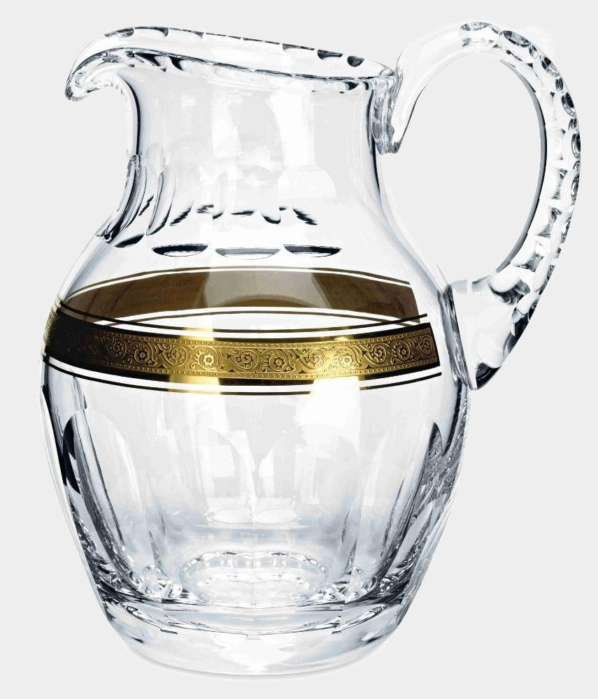 Broušený křišťálový džbán BERNADOTTE GOLD - Theresienthal - perdonahome