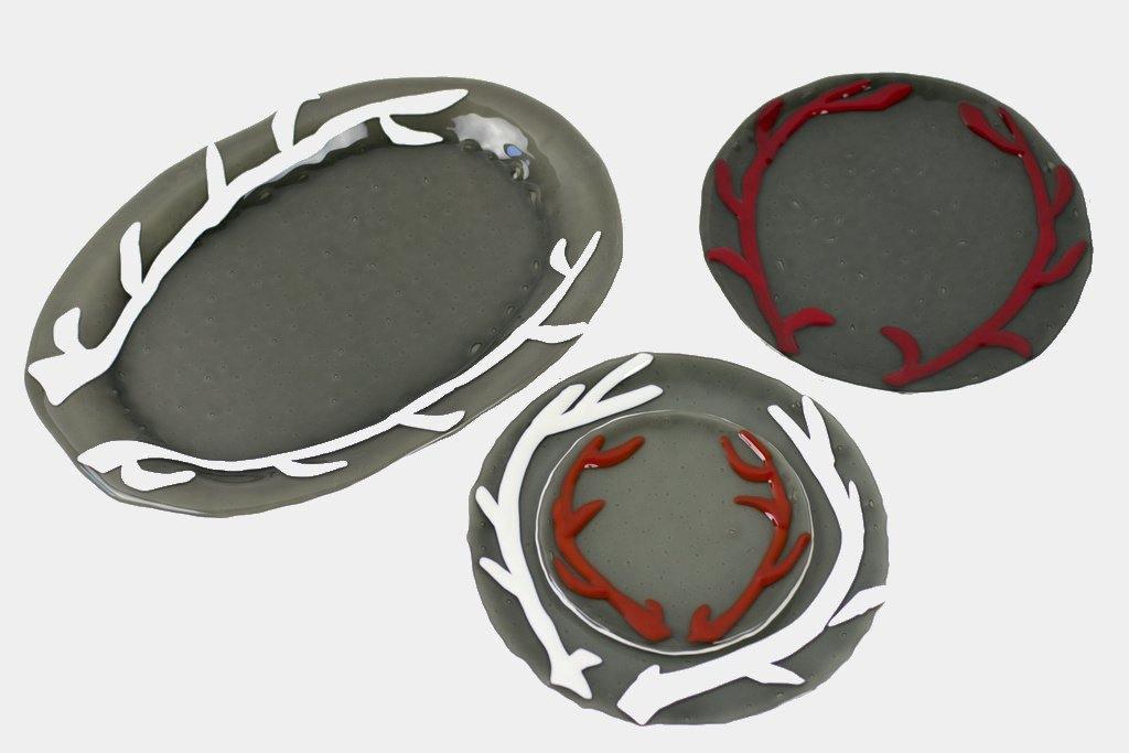 Dezertní talíř Deer - Vetrofuso - perdonahome