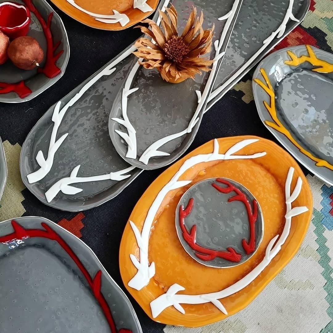 Dezertní talíř Deer - Vetrofuso - perdonahome