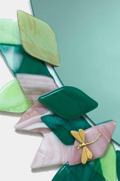 Zrcadlo Foliage kulaté - Vetrofuso - perdonahome