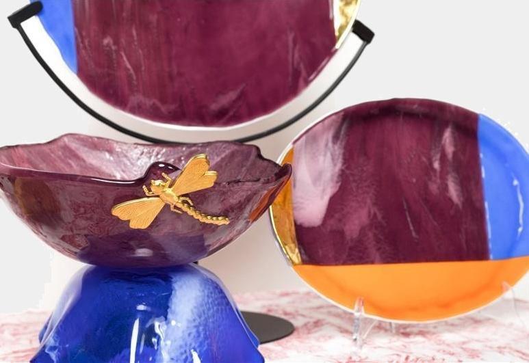 Oválný talíř Bauhaus Ellipse - Vetrofuso - perdonahome