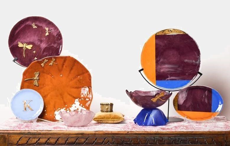 Oválný talíř Bauhaus Ellipse - Vetrofuso - perdonahome