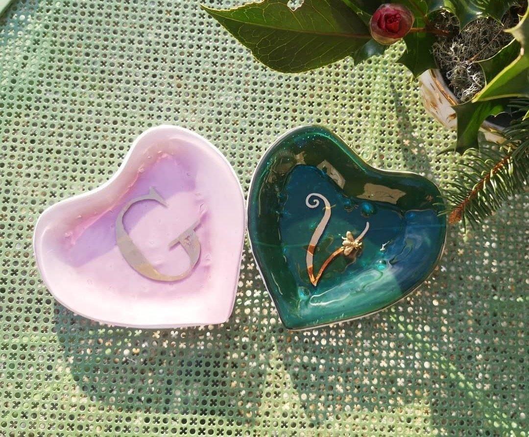 Ozdobný talířek HEART - Vetrofuso - perdonahome