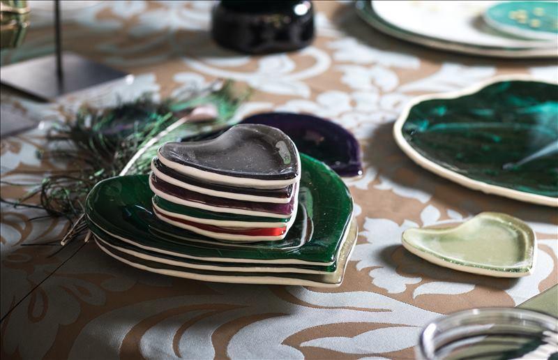 Ozdobný talířek HEART - Vetrofuso - perdonahome