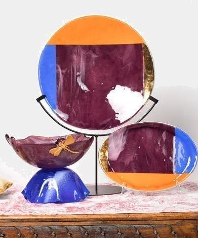 Velký talíř Bauhaus Concave - Vetrofuso - perdonahome