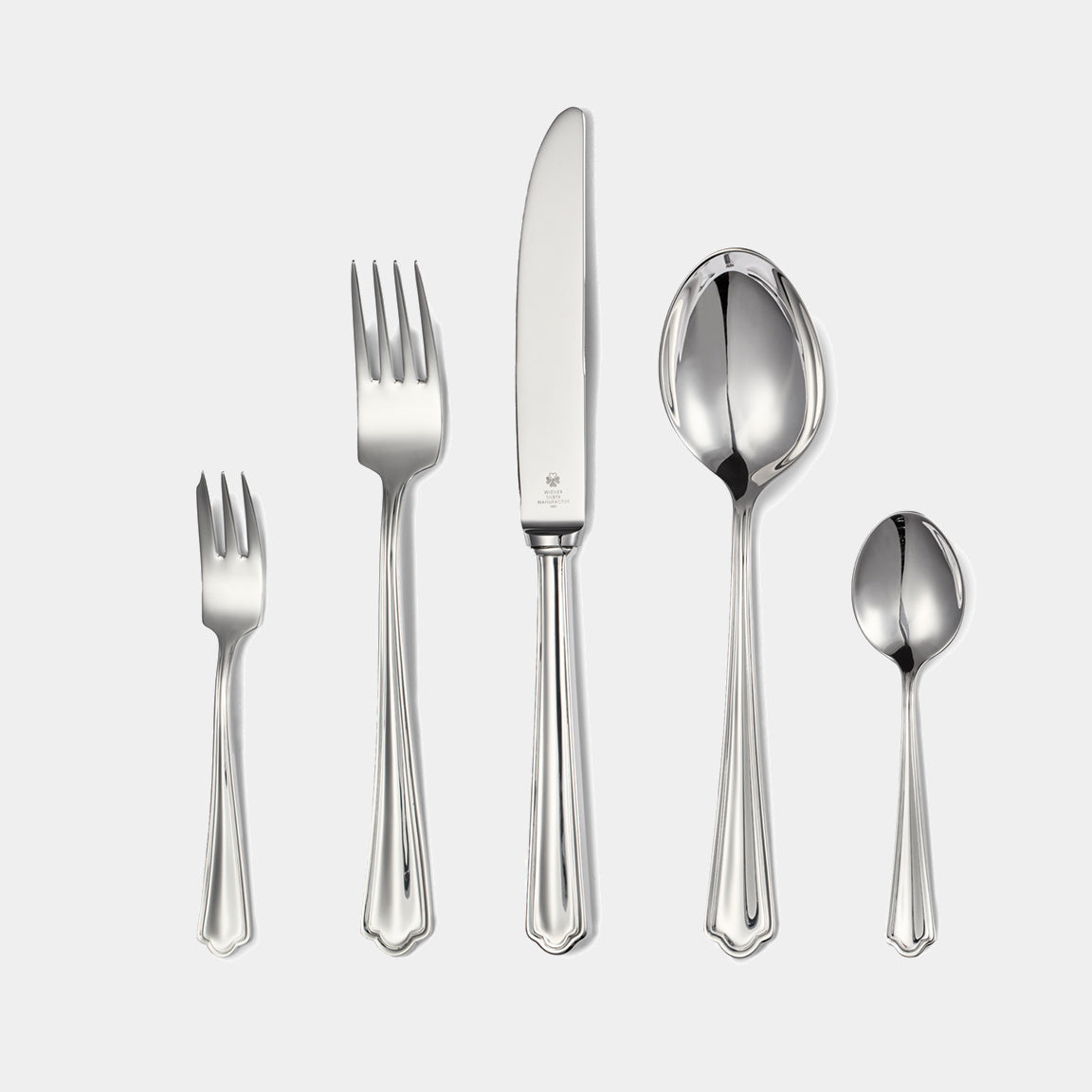 WSM Stříbrný příbor MIRABELL - 925 Sterling Silver - sada 5 ks