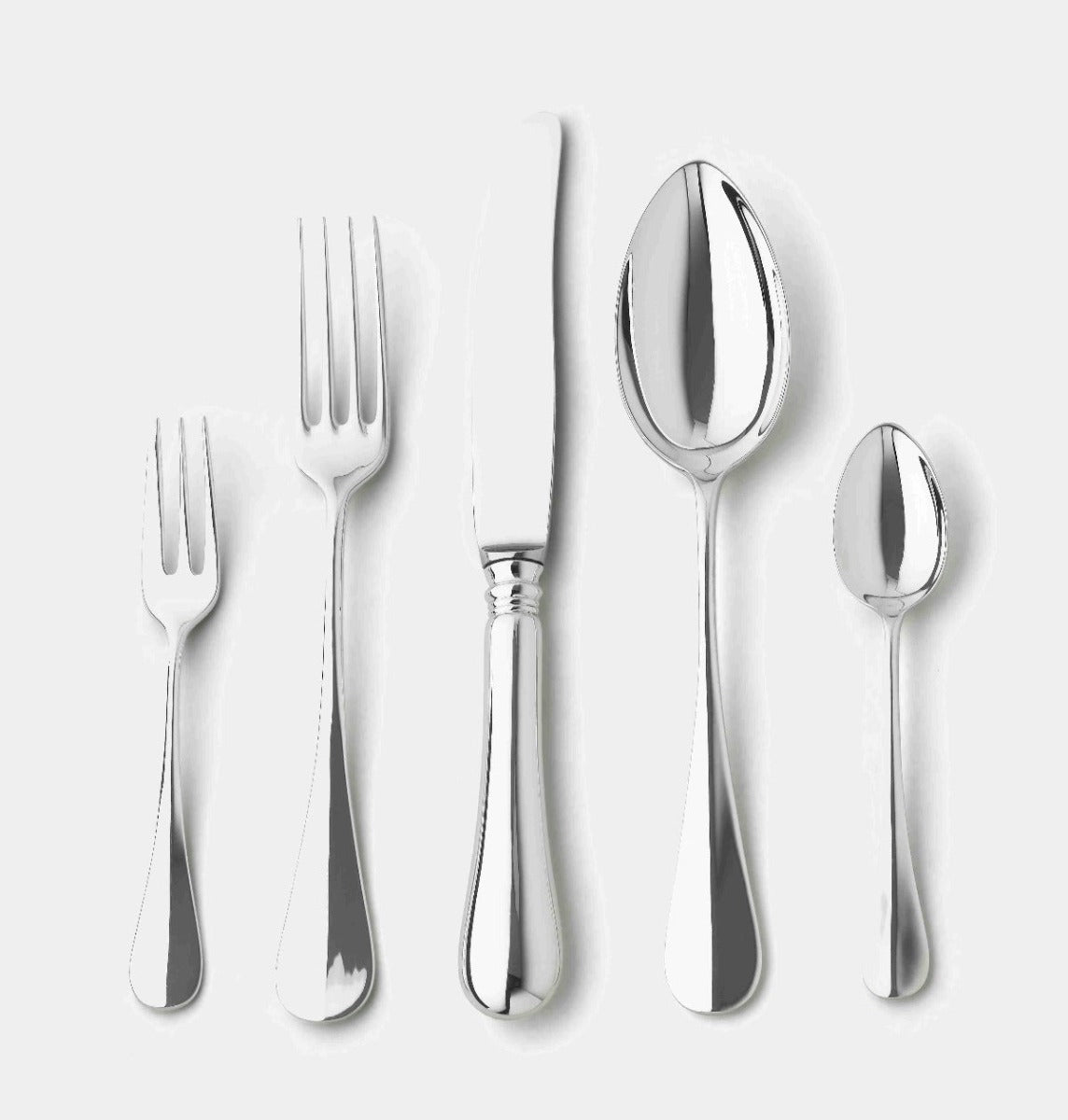 Stříbrný příbor ESELSRÜCKEN 104 sada 5 ks - Wiener Silber Manufactur - perdonahome