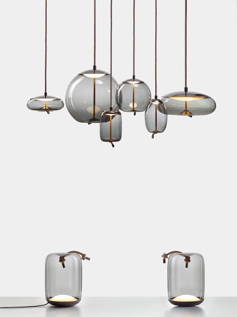 BROKIS designová venkovní přenosná lampa KNOT BATTERY