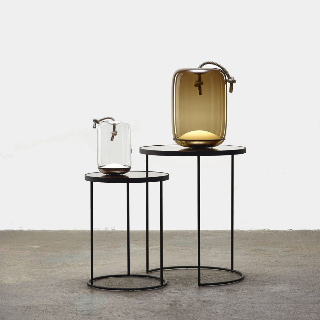 BROKIS designová venkovní přenosná lampa KNOT BATTERY SMALL