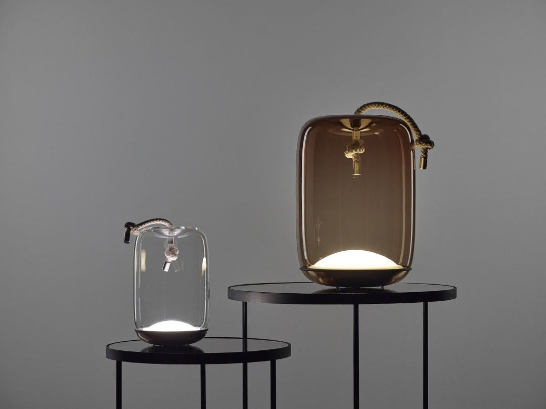 BROKIS designová venkovní přenosná lampa KNOT BATTERY SMALL