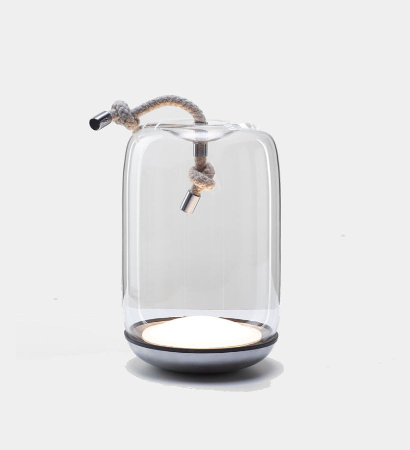 BROKIS designová venkovní přenosná lampa KNOT BATTERY SMALL