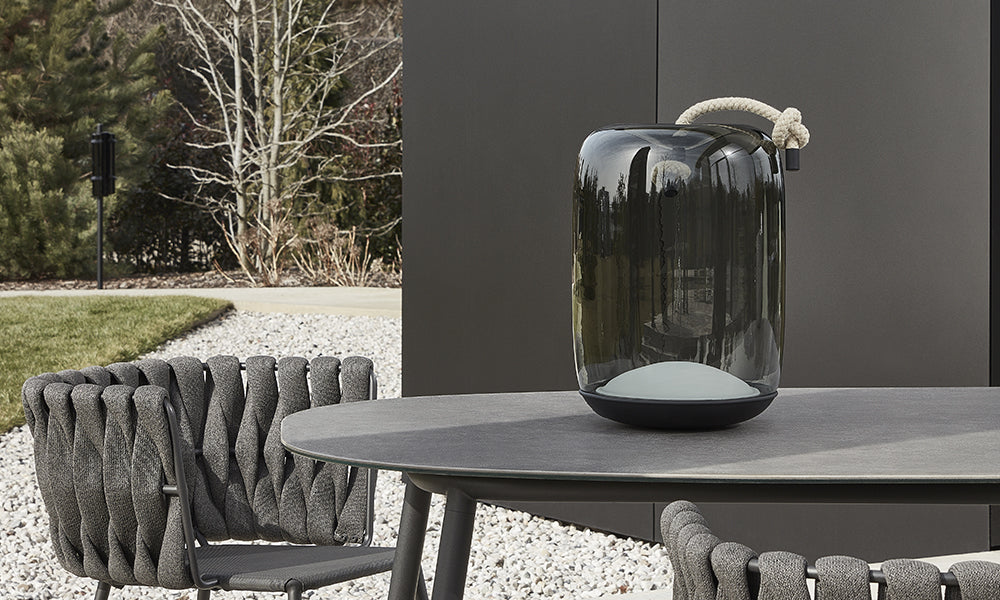 BROKIS designová venkovní přenosná lampa KNOT BATTERY