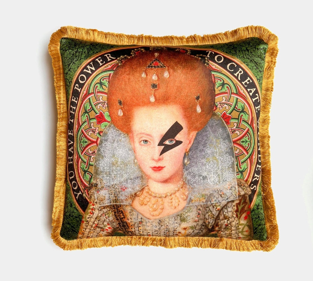 Coreterno sametový polštář Elisabeth