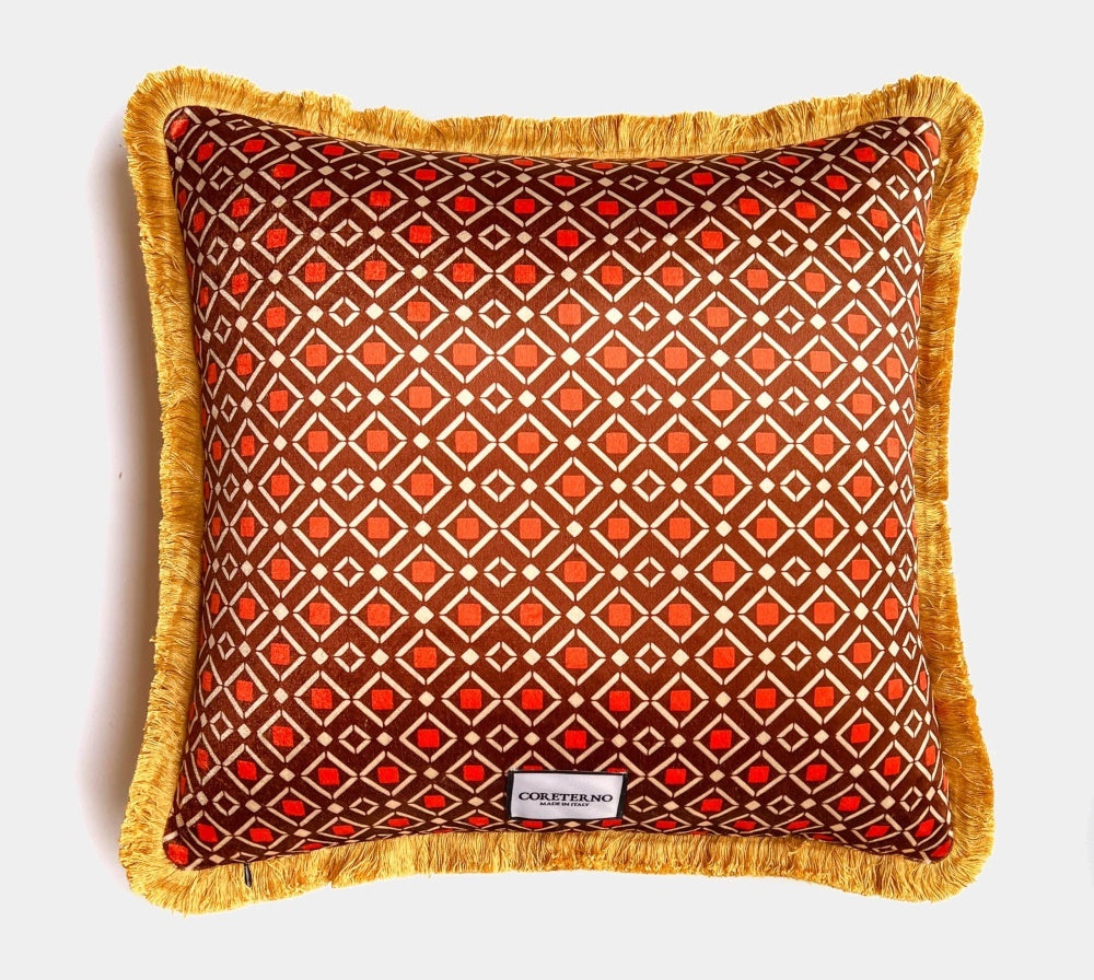 Coreterno sametový polštář Lovely Tiger