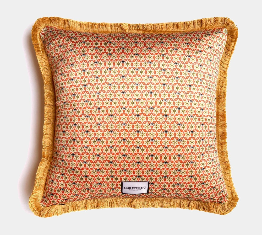 Coreterno sametový polštář Lucky Owl