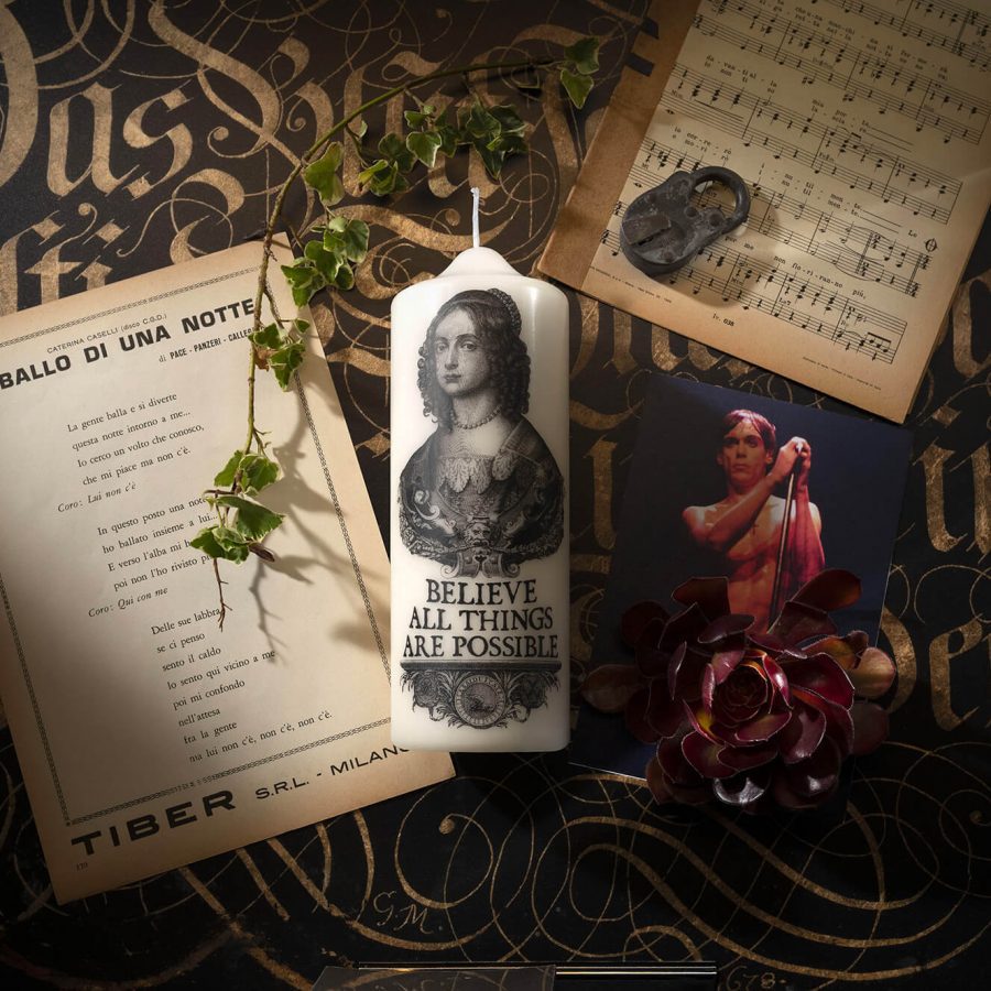 Coreterno Visionary umělecká sloupová svíčka Believe