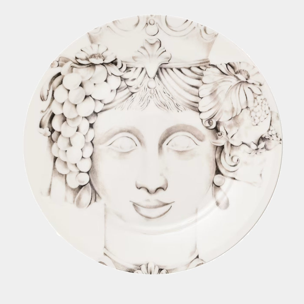 FRANCESCA COLOMBO Designový jídelní talíř Teste di Moro