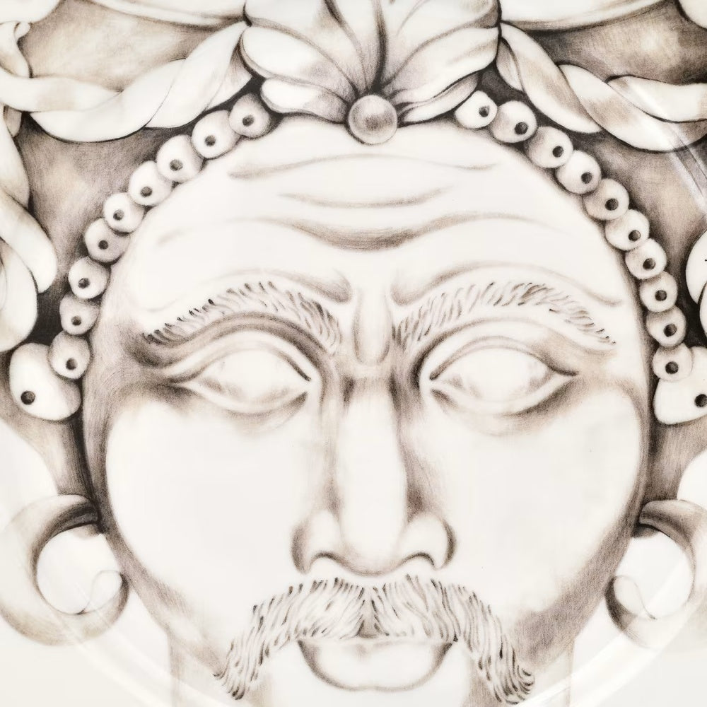 FRANCESCA COLOMBO Designový jídelní talíř Teste di Moro