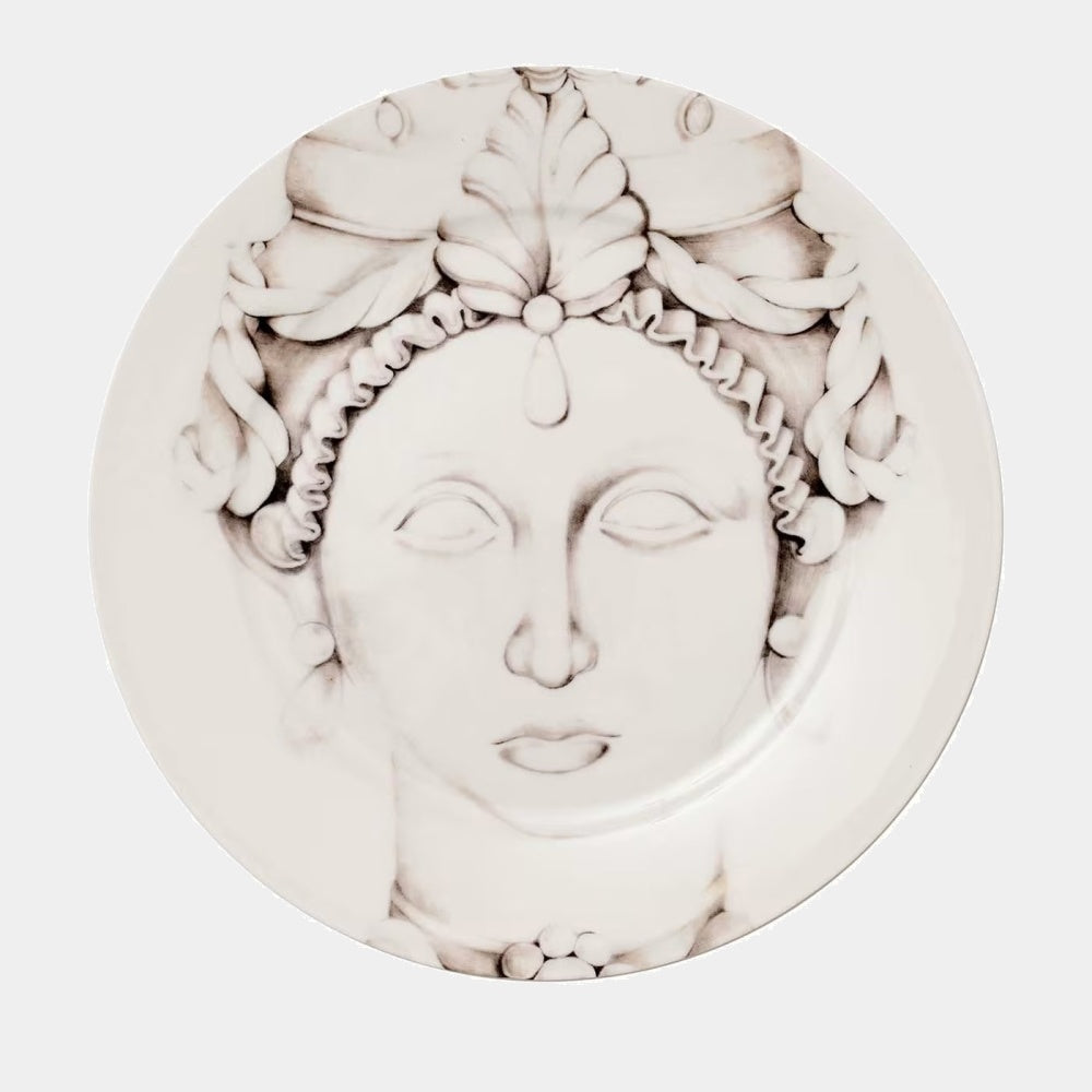 FRANCESCA COLOMBO Designový jídelní talíř Teste di Moro