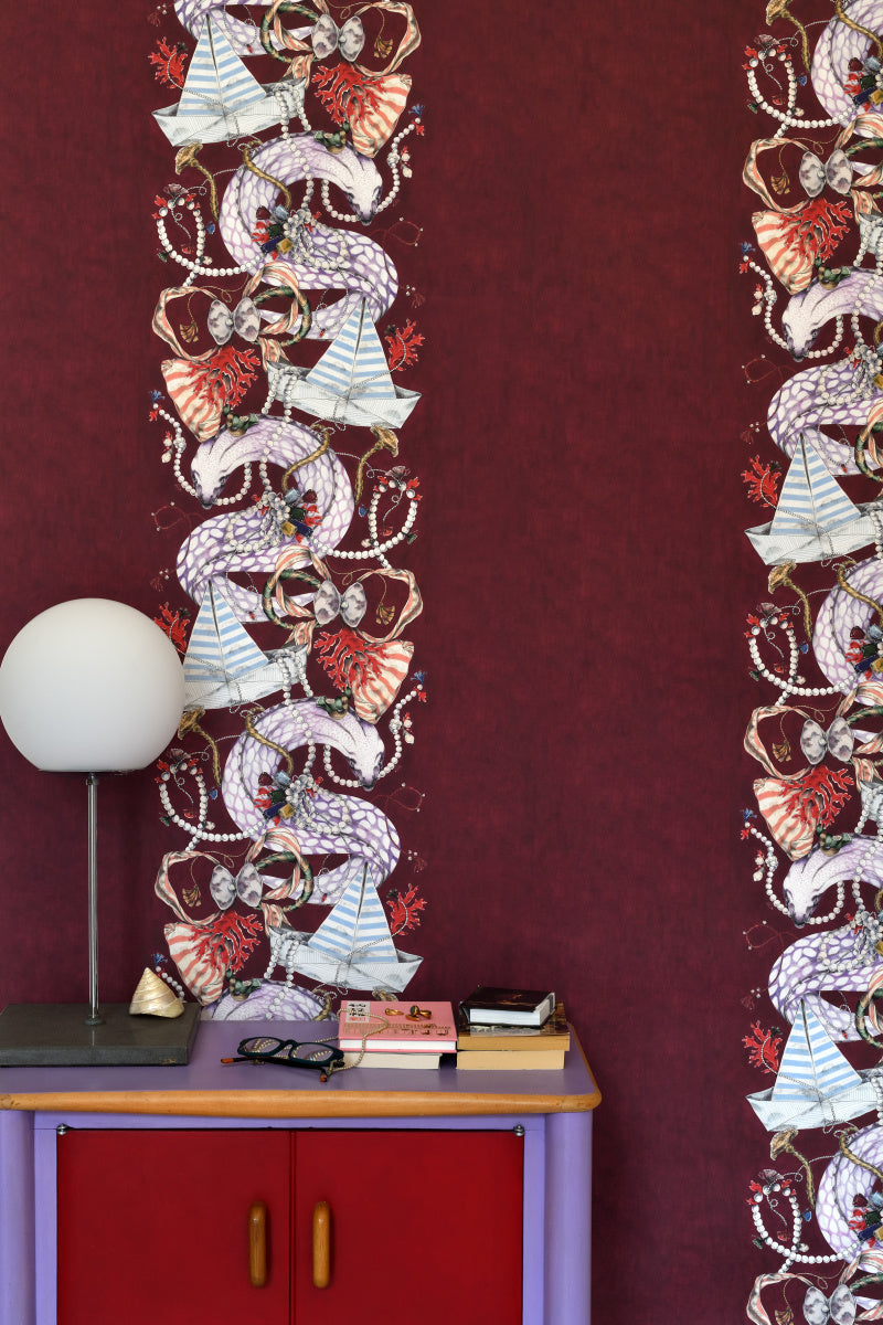 FRANCESCA COLOMBO designová vliesová tapeta se vzorem vodního světa