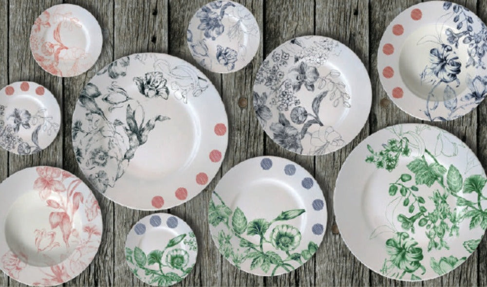 FRANCESCA COLOMBO Designový jídelní talíř Marie Antoinette